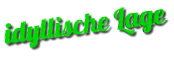 idyllische Lage